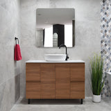 *Clearance* Avisé 1200mm Floor Standing Vanity Cabinet | Villara Oak Woodgrain |
