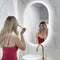 Pill Oval 600mm x 900mm LED Mirror with Frosted Glass Border and Demister