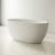 Egg Oval 1400mm Freestanding Bath, Gloss White