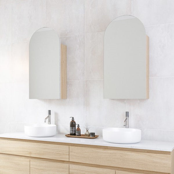 Timberline Church Shaver Shaving Cabinet with Polished Edge | 36 Colours Available, 400mm or 600mm |