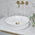 Circa Round Fluted 405mm Above-Counter Basin, Gloss White