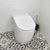 Corto Q Wall Faced Toilet Pan (Compatible with Cistern Behind the Wall) | Matte White |