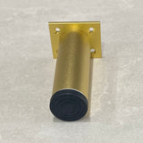 Cylio Round 120mm Vanity Legs - Set of 4, Brushed Brass (Gold)