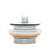 Deluxe Bath Plug & Waste 40mm | Chrome |