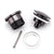 Dome Pop Up Waste, Universal 32mm/40mm, Suits Overflow and Non-Overflow, Matte Gunmetal