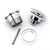 Dome Pop Up Waste, Universal 32mm/40mm, Suits Overflow and Non-Overflow, Polished Chrome