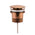 Dome Pop Up Waste, Universal 32mm/40mm, Suits Overflow and Non-Overflow, Polished Rose Gold