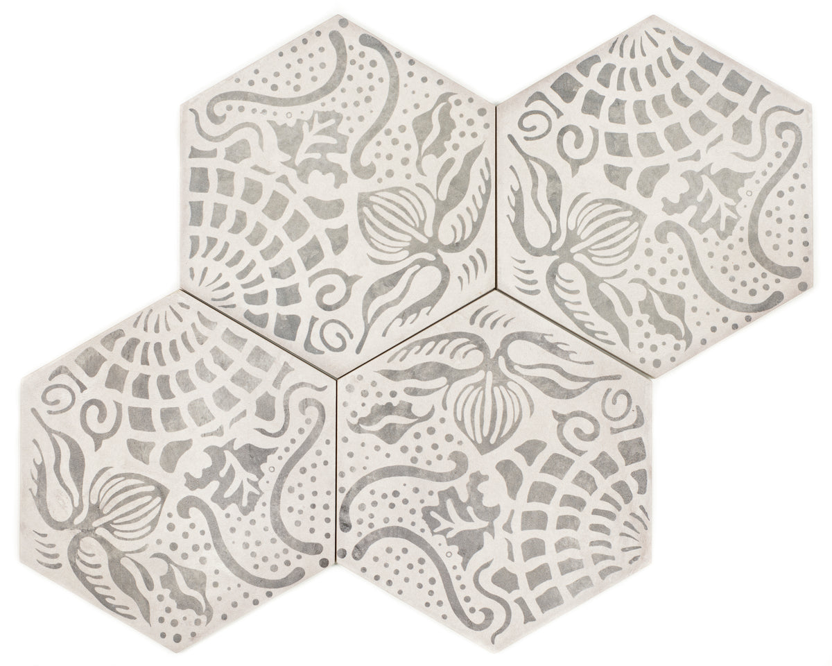 Marca Floral Hex 250mm x 216mm Matte