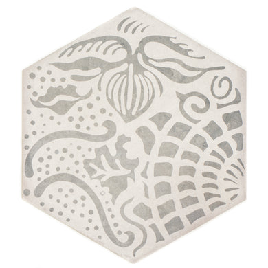 Marca Floral Hex 250 x 216mm Matte