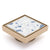 Brass Tile Insert Floor Waste | 75mm Outlet, Brushed Brass (Gold)