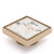 Brass Tile Insert Floor Waste | 75mm Outlet, Brushed Brass (Gold)