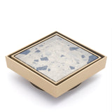 Brass Tile Insert Floor Waste | 90mm Outlet, Brushed Brass (Gold)