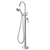 Fienza Eleanor Floorstanding Bath Mixer with Shower Hand Pcs I Chrome I Chrome Flick Mixer Handle