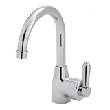 Fienza Eleanor Gooseneck Basin Mixer I Chrome I Chrome Flick Mixer Handle