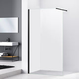 Fresca Fixed Shower Screen Panel for Walk in Shower, Chrome or Black Hardware. Available in 950mm, 1050mm, 1150mm.