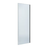 Fresca Fixed Shower Screen Panel for Walk in Shower, Chrome or Black Hardware. Available in 950mm, 1050mm, 1150mm.
