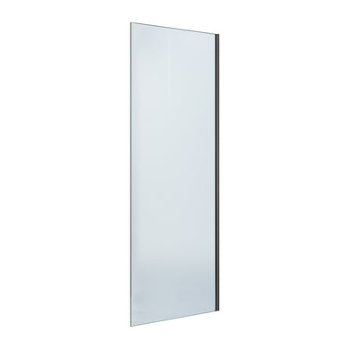 Fresca Fixed Shower Screen Panel for Walk in Shower, Chrome or Black Hardware. Available in 950mm, 1050mm, 1150mm.