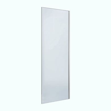 Fresca Fixed Shower Screen Panel for Walk in Shower, Chrome or Black Hardware. Available in 950mm, 1050mm, 1150mm.