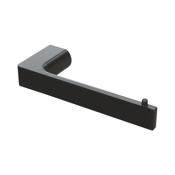Phoenix Gloss Toilet Roll Holder, Matte Black