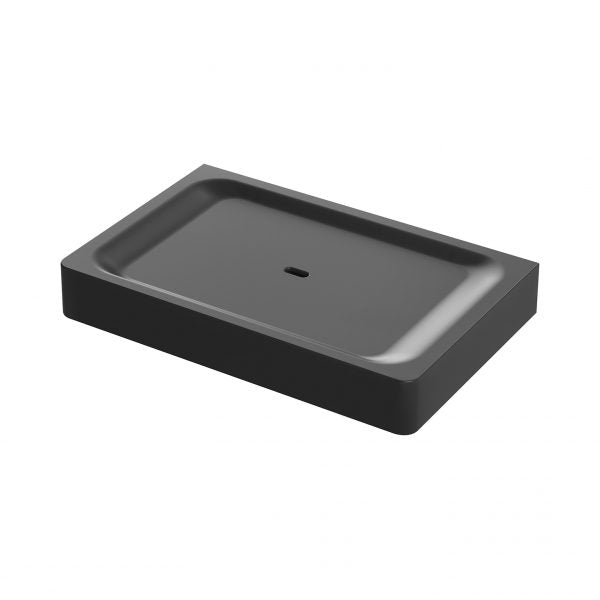 Phoenix Gloss Soap Dish, Matte Black
