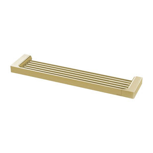 Phoenix Gloss Shower Shelf | Brushed Gold |