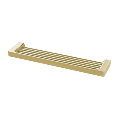 Phoenix Gloss Shower Shelf | Brushed Gold |
