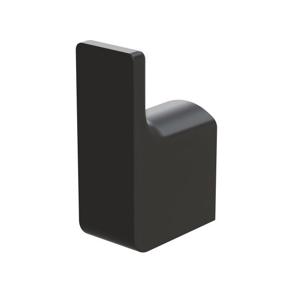 Phoenix Gloss Robe Hook, Matte Black