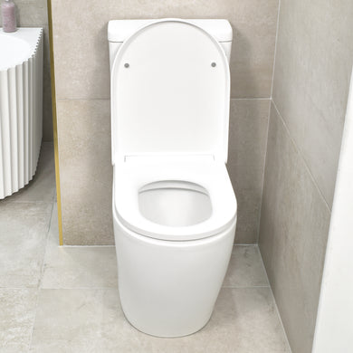 Hysett Q Back to Wall Toilet Suite, Matte White