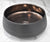 Zeus Black & Bronze 410mm Basin | Above Counter |
