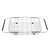 Stainless Steel Wire Basket 330mm x 250mm, Brushed SS Nickel