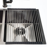 Retto Roller Mat 450mm x 320mm, Brushed SS Nickel