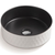 Kahm Round 360mm Above-Counter Basin, Matte White & Black