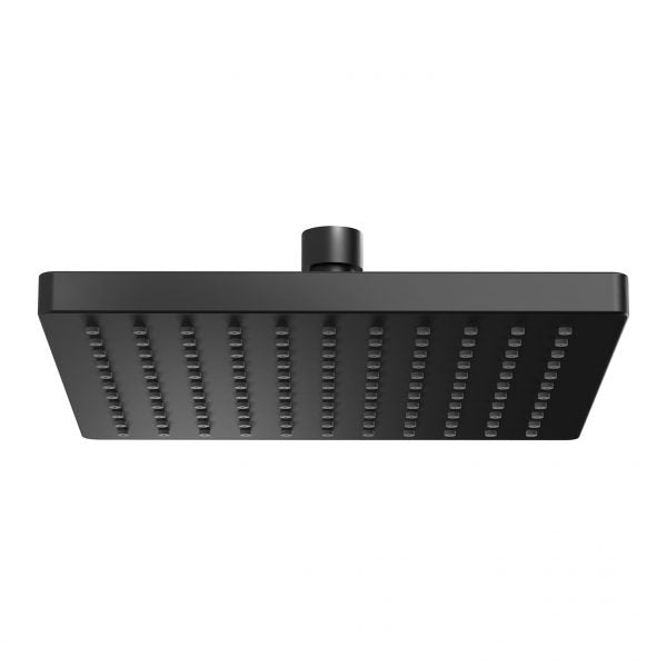 Phoenix Lexi Shower Rose 200mm Square, Matte Black