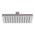 Phoenix Lexi Shower Rose 200mm Square | Brushed Nickel |