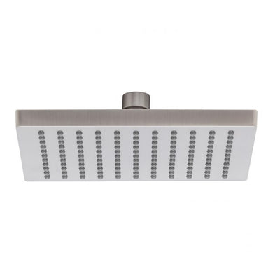 Phoenix Lexi Shower Rose 200mm Square | Brushed Nickel |