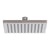 Phoenix Lexi Shower Rose 200mm Square | Brushed Nickel |
