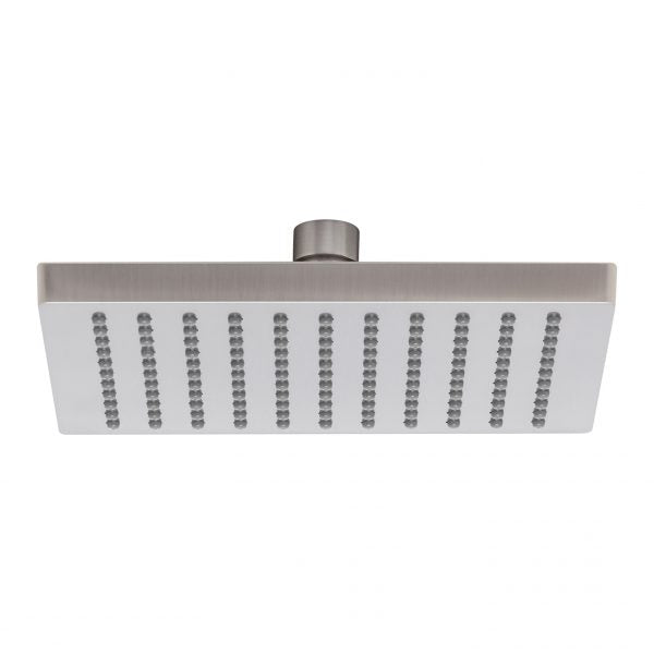 Phoenix Lexi Shower Rose 200mm Square, Brushed Nickel