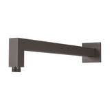 Phoenix Lexi Shower Arm 400mm Square | Gun Metal |