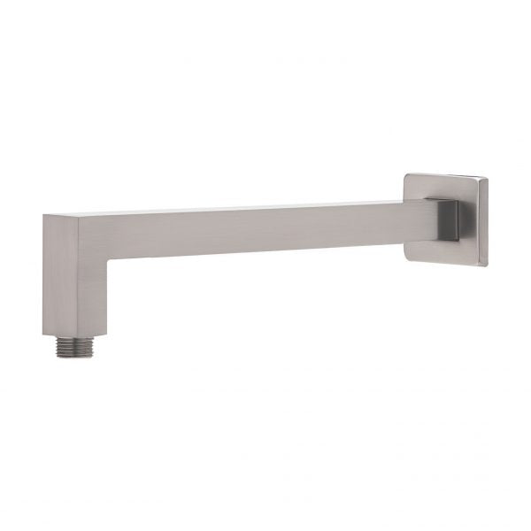 Phoenix Lexi Shower Arm 400mm Square, Brushed Nickel