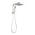 Phoenix Lexi Compact Twin Shower | Brushed Nickel |