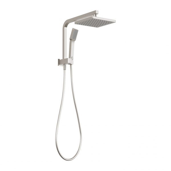 Phoenix Lexi Compact Twin Shower, Brushed Nickel