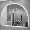 Arco Arch 1300mm x 1000mm LED Mirror with Frosted Glass Border and Demister