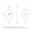 Marquise Jewel 600mm x 900mm Frameless Mirror with Bevelled Edge *Clearance Stock*