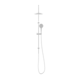 Nero Mecca Twin Shower with Air Shower | Matte White |