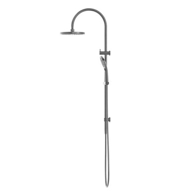 Nero Mecca Twin Shower with Opal Shower | Gun Metal |