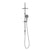 Nero Mecca Twin Shower with Opal Shower | Gun Metal |