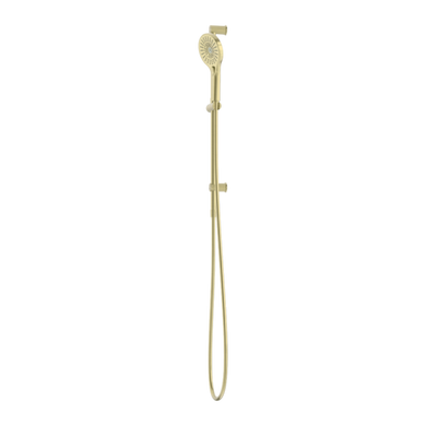 Nero Opal Rail Shower | Brushed Gold |