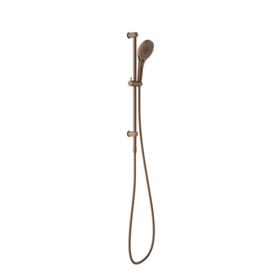 Nero Opal Rail Shower | Brushed Bronze |