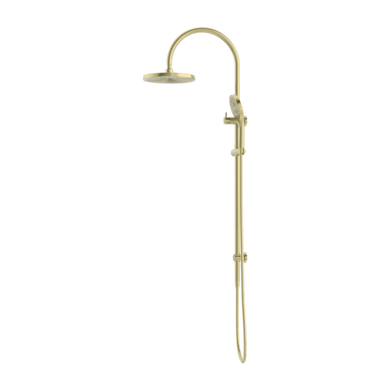 Nero Opal Twin Shower Set | Brushed Gold |