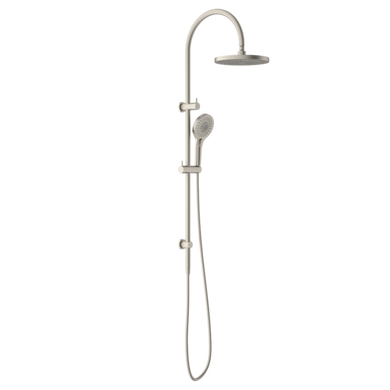 Nero Opal Twin Shower Set | Brushed Nickel |